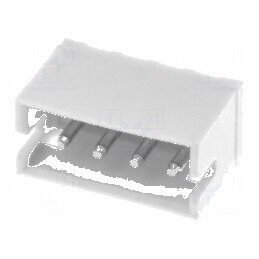 Conector cablu-placă soclu tată ZH 1,5mm 4 PIN THT 50V 1A | Electronic-mag.ro | Componente Electronice