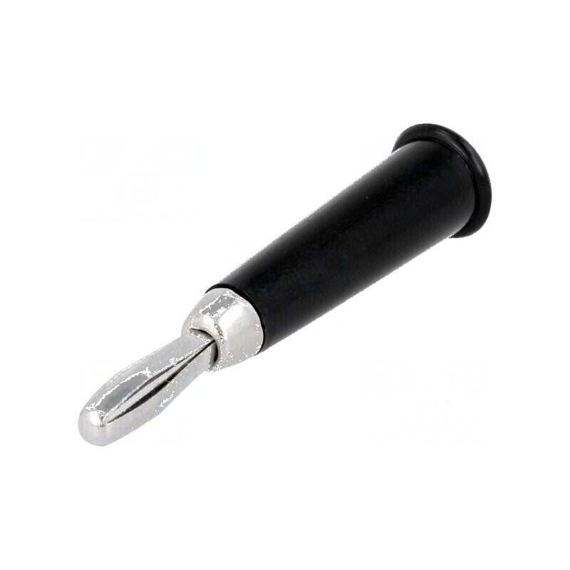 Conector banană 4mm negru neizolat 60VDC 48mm | Electronic-mag.ro | Componente Electronice Conector banană 4mm negru neizolat 60VDC 48mm | Electronic-mag.ro | Componente Electronice