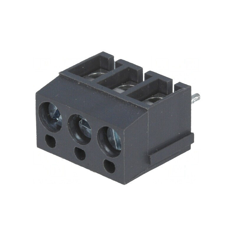 Regletă de conexiuni pentru PCB 90° 5mm, 3 piste 2,5mm² | Electronic-mag.ro | Componente Electronice Regletă de conexiuni pentru PCB 90° 5mm, 3 piste 2,5mm² | Electronic-mag.ro | Componente Electronice