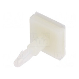 Distanțier PCB autoadeziv poliamidă 9,5mm cu clichet | Electronic-mag.ro | Componente Electronice
