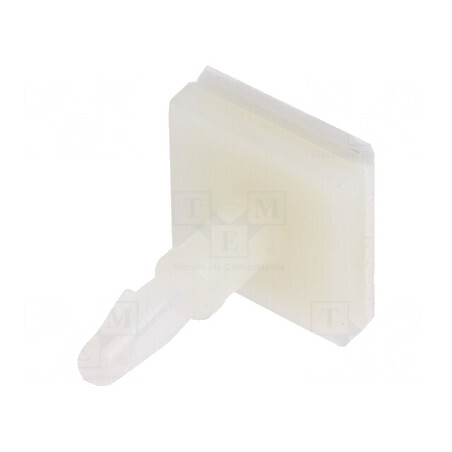 Distanțier PCB autoadeziv poliamidă 9,5mm cu clichet | Electronic-mag.ro | Componente Electronice