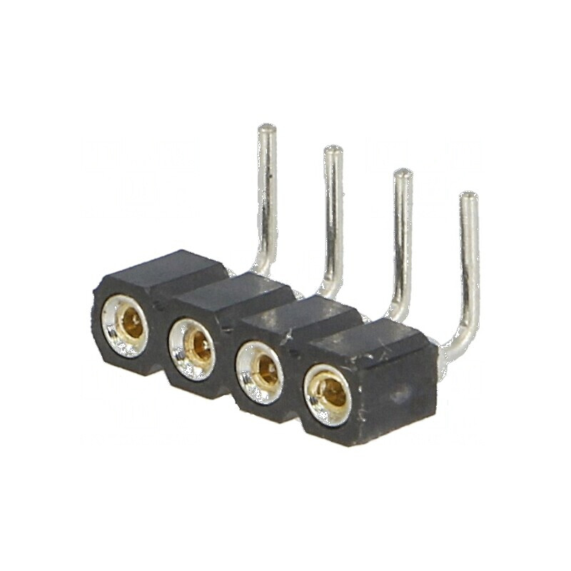 Conector şiruri pini soclu mamă 4 contacte întoarse THT | Electronic-mag.ro | Componente Electronice Conector şiruri pini soclu mamă 4 contacte întoarse THT | Electronic-mag.ro | Componente Electronice