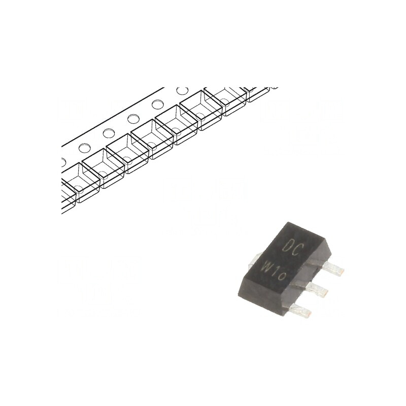 Tranzistor NPN bipolar 300V 50mA SC62 SOT89 | Electronic-mag.ro | Componente Electronice Tranzistor NPN bipolar 300V 50mA SC62 SOT89 | Electronic-mag.ro | Componente Electronice