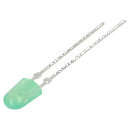 LED Oval Verde 5,1x3,7x7mm 20mA 3,4÷4VDC 140mW | Electronic-mag.ro | Componente Electronice