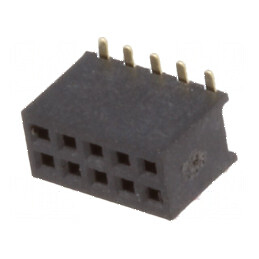 Conector şiruri pini soclu mamă 10 PIN 1,27mm SMT 2x5 | Electronic-mag.ro | Componente Electronice