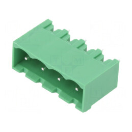 Regletă de conexiuni deconectabilă 5,08mm 4 piste tată | Electronic-mag.ro | Componente Electronice