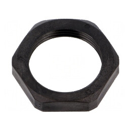 Piuliță M25 poliamidă 6,5mm Cheie 32mm neagră -40÷100°C | Electronic-mag.ro | Componente Electronice