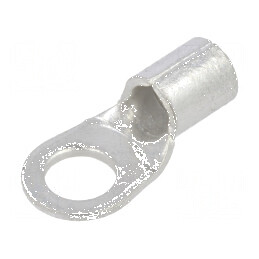 Inelar M6 10mm2 cu cablu cositorit cupru 6,5mm - Vârf crimpat | Electronic-mag.ro | Componente Electronice
