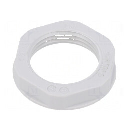 Piuliță PG13,5 poliamidă UL94V-2 27mm gri deschis -20° până la 100°C | Electronic-mag.ro | Componente Electronice