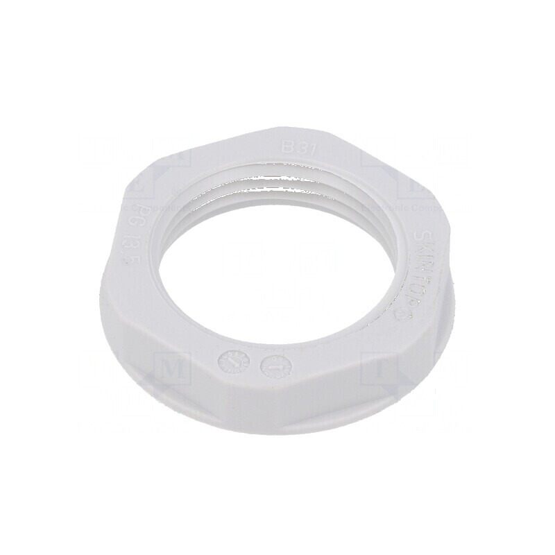 Piuliță PG13,5 poliamidă UL94V-2 27mm gri deschis -20° până la 100°C | Electronic-mag.ro | Componente Electronice Piuliță PG13,5 poliamidă UL94V-2 27mm gri deschis -20° până la 100°C | Electronic-mag.ro | Componente Electronice