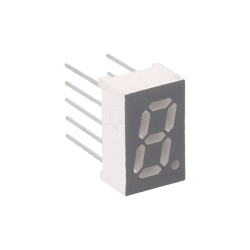 Afişaj LED 7 segmente 8mm 3,2 Nr.car: 1 roşie 30-60mcd | Electronic-mag.ro | Componente Electronice Afişaj LED 7 segmente 8mm 3,2 Nr.car: 1 roşie 30-60mcd | Electronic-mag.ro | Componente Electronice