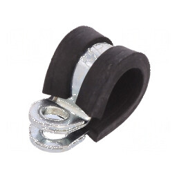 Clipsuri Øbuclă 9mm din oţel cu protecţie EPDM | Electronic-mag.ro | Componente Electronice