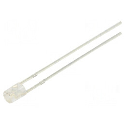 LED 3mm Albastru 150-220mcd 140° 12VDC Concav | Electronic-mag.ro | Componente Electronice
