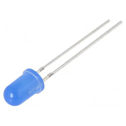 LED 5mm Albastru Convex 15VDC 500-750mcd 30° | Electronic-mag.ro | Componente Electronice