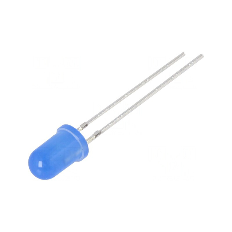 LED 5mm Albastru Convex 15VDC 500-750mcd 30° | Electronic-mag.ro | Componente Electronice