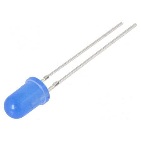 LED 5mm Albastru Convex 15VDC 500-750mcd 30° | Electronic-mag.ro | Componente Electronice