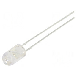 LED 5mm Albastru 1560-2180mcd 30° Convex | Electronic-mag.ro | Componente Electronice