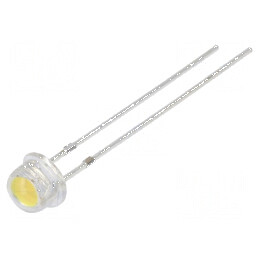LED 4,8mm Alb Cald 4200-5800mcd 100° Convex | Electronic-mag.ro | Componente Electronice