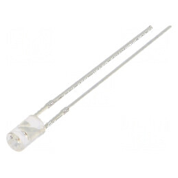 LED 3mm Portocalie 500-750mcd 140° Plat 5V  | Electronic-mag.ro | Componente Electronice