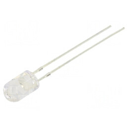 LED 5mm portocalie 2180-3000mcd 30° convex | Electronic-mag.ro | Componente Electronice