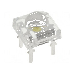 LED Super Flux 7,62x7,62mm alb rece 4200-5000mcd 30mA | Electronic-mag.ro | Componente Electronice