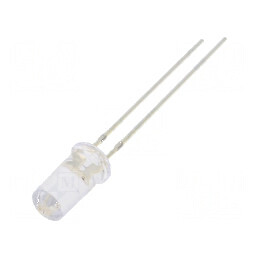 LED 5mm roșu/albastru 50° cu parte frontală plată, nr. term: 2 | Electronic-mag.ro | Componente Electronice