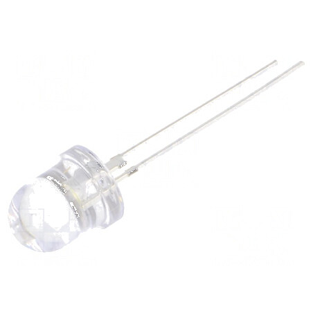 LED 8mm Alb Rece 35000-40000mcd 30° Convex | Electronic-mag.ro | Componente Electronice