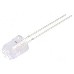 LED Alb 8mm 10000mcd 30° Convex | Electronic-mag.ro | Componente Electronice