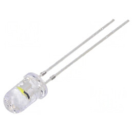 LED 5mm alb rece 7000-8400mcd 30° cu clipire | Electronic-mag.ro | Componente Electronice