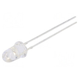 LED 5mm Galben 14400mcd 8° Convex | Electronic-mag.ro | Componente Electronice
