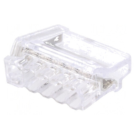 Bornă cu arc galbenă 1,5÷2,5mm² 450V 24A cu eliberare rapidă | Electronic-mag.ro | Componente Electronice