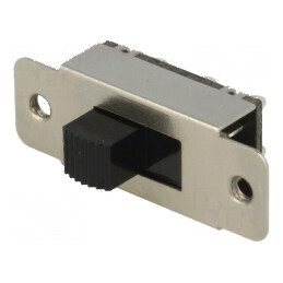 Comutator glisant DPDT 1A/24VDC ON-ON cu şurub | Electronic-mag.ro | Componente Electronice