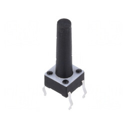 Microîntrerupător TACT SPST-NO 0,05A/12VDC THT 1,57N Poz: 2 | Electronic-mag.ro | Componente Electronice
