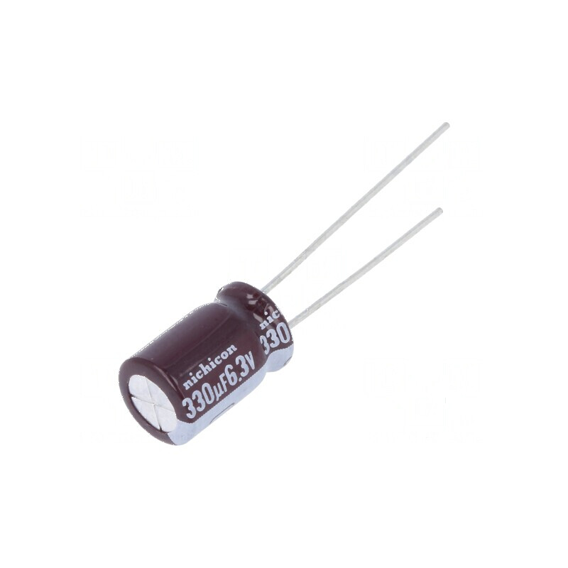 Condensator electrolitic low ESR THT 330uF 6.3V 8x11.5mm | Electronic-mag.ro | Componente Electronice