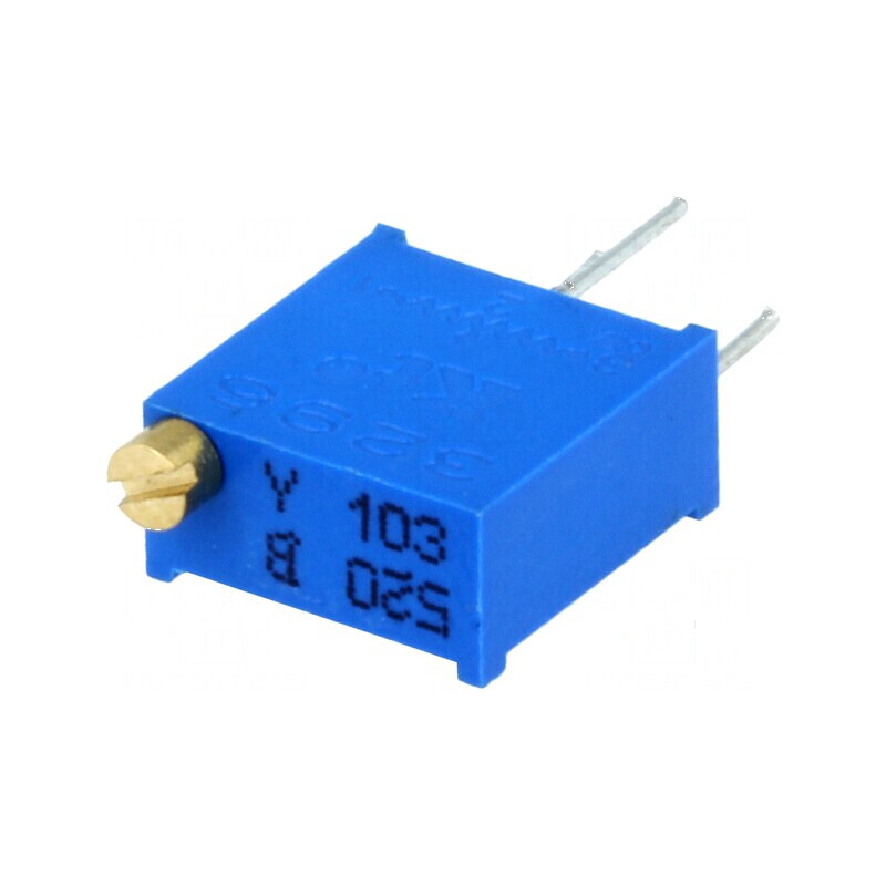 Potenţiometru 10kΩ 500mW THT Multitură | Electronic-mag.ro | Componente Electronice