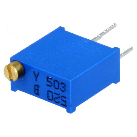 Potenţiometru 50kΩ 500mW THT Multitură ±10% | Electronic-mag.ro | Componente Electronice