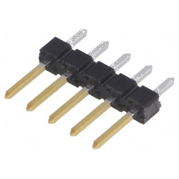 Conector BERGSTIK 5 pini drept THT | Electronic-mag.ro | Componente Electronice