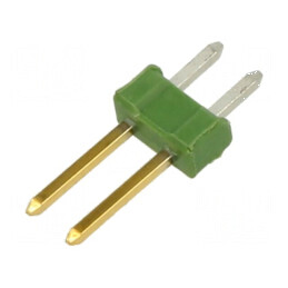 Conector AMPMODU MOD II tată, 2 pini THT | Electronic-mag.ro | Componente Electronice