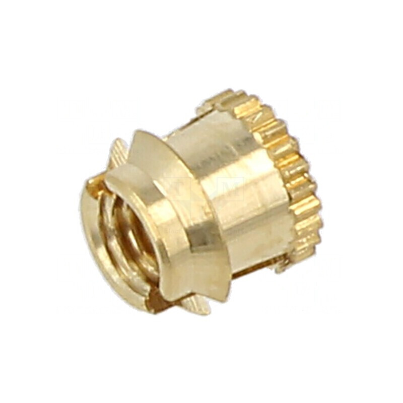 Adaos filetat din alamă M3 pentru plastic BN 1049 | Electronic-mag.ro | Componente Electronice Adaos filetat din alamă M3 pentru plastic BN 1049 | Electronic-mag.ro | Componente Electronice