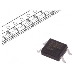 Optocuplor SMD 1 Canal, 3.75kV Izolație, 80V Uce | Electronic-mag.ro | Componente Electronice