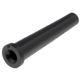 Manșon PVC negru 7,5mm x 4mm, lungime 38,9mm | Electronic-mag.ro | Componente Electronice