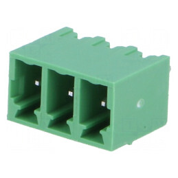 Regletă de conexiuni deconectabilă 3,81mm 3 piste drept tată | Electronic-mag.ro | Componente Electronice