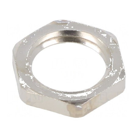 Piuliță M12 alamă 15mm metrică 1,5 Entrelec | Electronic-mag.ro | Componente Electronice