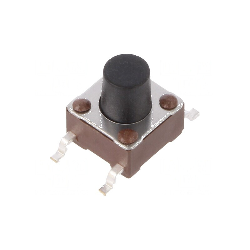 Microîntrerupător TACT SPST-NO 0,05A/24VDC SMT | Electronic-mag.ro | Componente Electronice