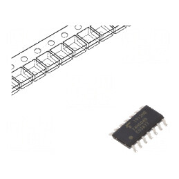 IC digital NOT Ch 6 SMD SO14 2-6VDC -40-125°C bandă HC | Electronic-mag.ro | Componente Electronice