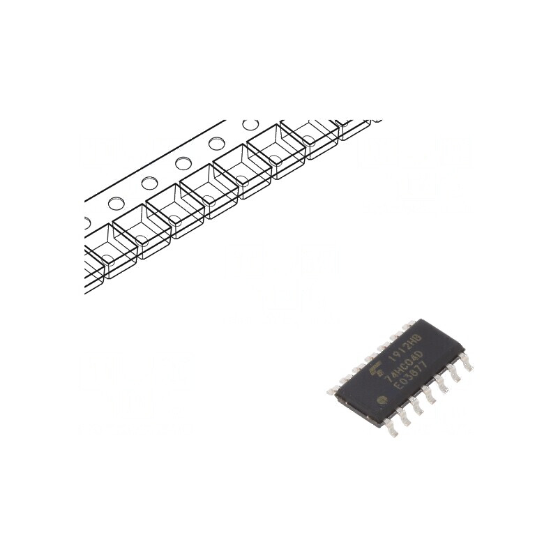 IC digital NOT Ch 6 SMD SO14 2-6VDC -40-125°C bandă HC | Electronic-mag.ro | Componente Electronice