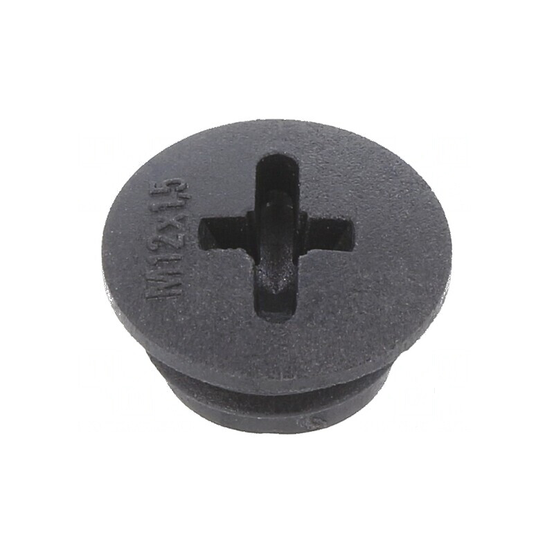 Capac de protecție M12 1,5 IP56 poliamidă neagră 6mm | Electronic-mag.ro | Componente Electronice Capac de protecție M12 1,5 IP56 poliamidă neagră 6mm | Electronic-mag.ro | Componente Electronice