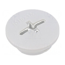 Capac de protecţie M16 1,5 IP56 poliamidă neagră 6mm | Electronic-mag.ro | Componente Electronice