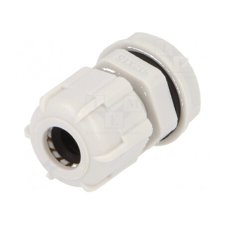 Garnitură etanșare M12 1,5 IP68 poliamidă gri | Electronic-mag.ro | Componente Electronice