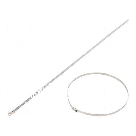 Colier de strângere din oțel inoxidabil AISI 304, 360mm x 4,6mm | Electronic-mag.ro | Componente Electronice